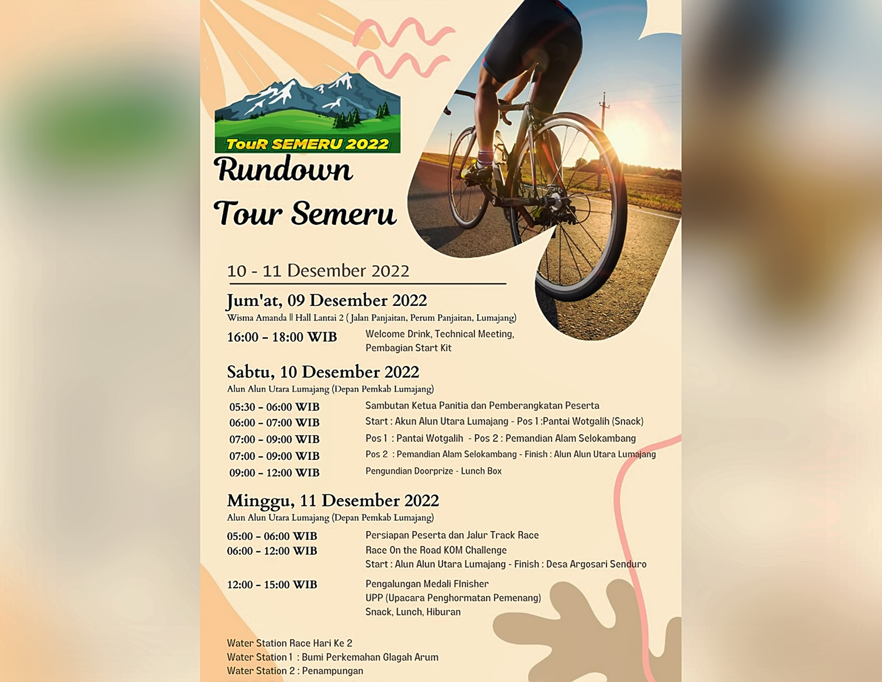 Tour Semeru 2022 Dikabarkan Bakal Diikuti 136 Peserta dari Sejumlah Daerah di Tanah Air